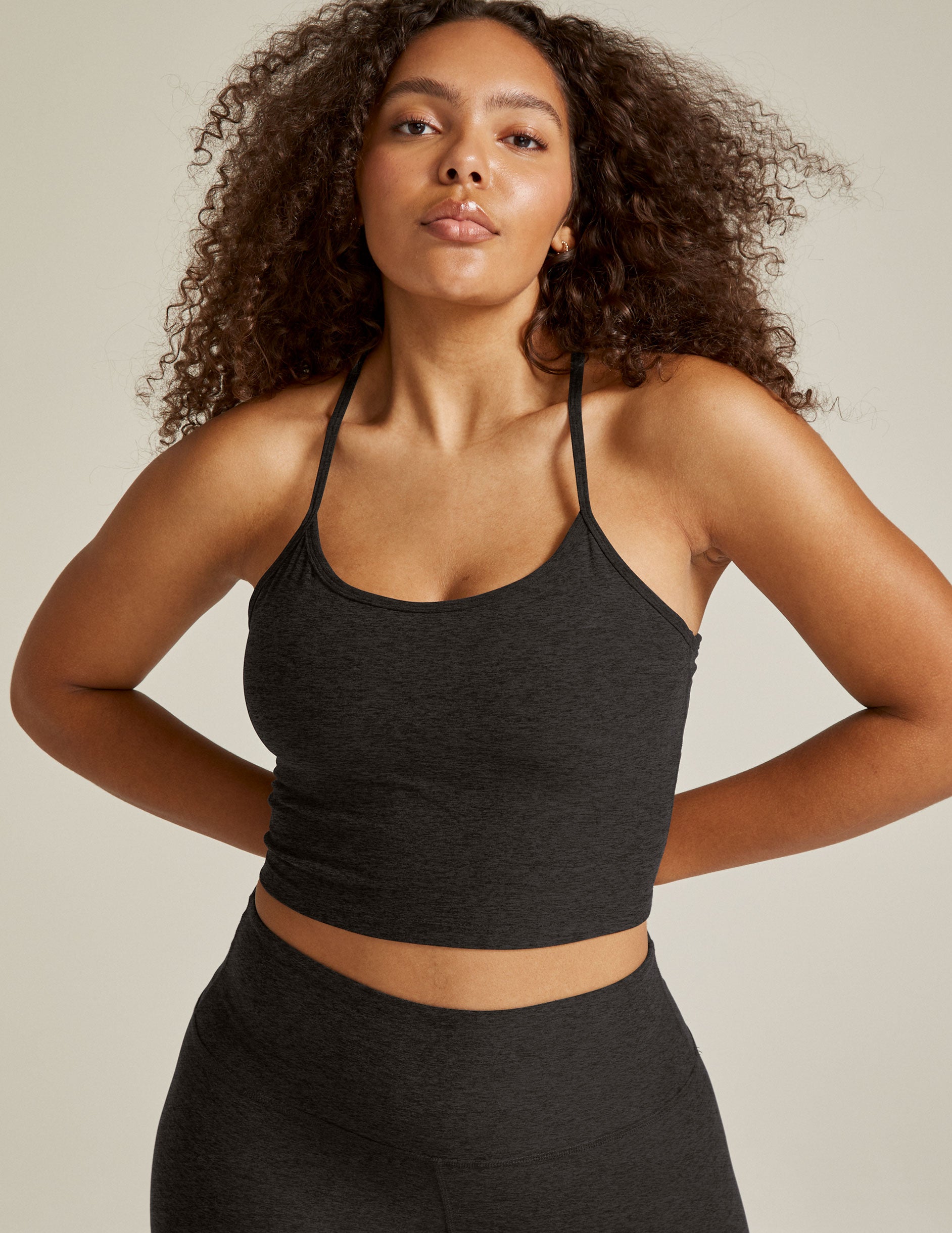 black crop top